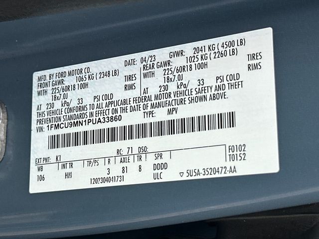 2023 Ford Escape ST-Line AWD - 23024893 - 21