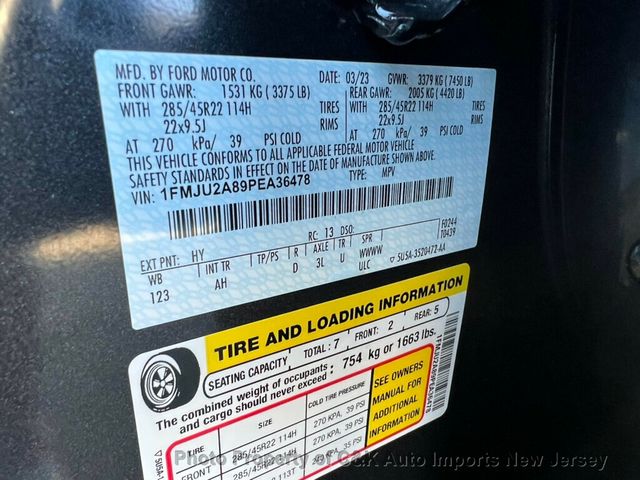 2023 Ford Expedition Limited 4x4,303A PKG,STEALTH EDITION,CONTROLTRAC,PANORAMA,22'' W - 22932993 - 59