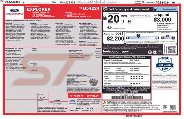 2023 Ford Explorer ST 4WD - 23031789 - 5
