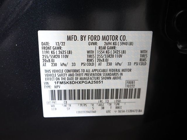 2023 Ford Explorer XLT 4WD - 23043203 - 58