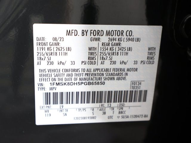 2023 Ford Explorer XLT 4WD - 23087353 - 58