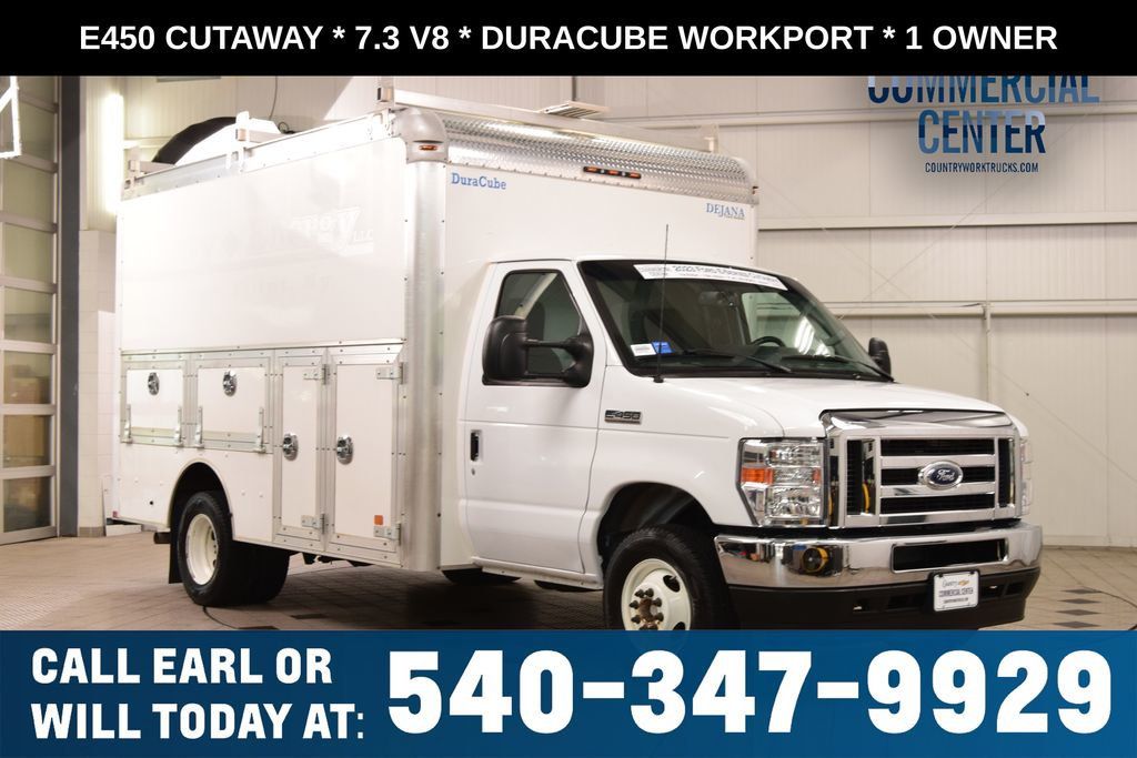 2023 Ford E-Series Cutaway E450 CUTAWAY * 7.3 V8 * DEJANA DURACUBE * 1 OWNER - 23042609 | Video 1