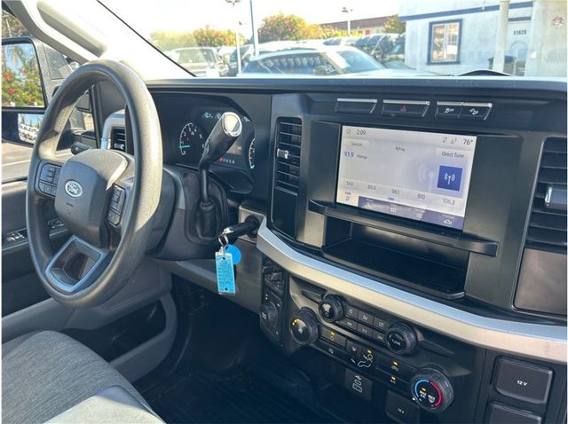 2023 Ford F250 Super Duty Crew Cab XL LONG BED 4X4 6.8L GAS BACK UP CAM 1 OWNER CLEAN - 22942011 - 24