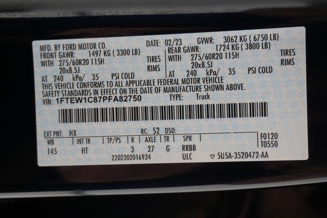 2023 Ford F-150  - 23015882 - 34