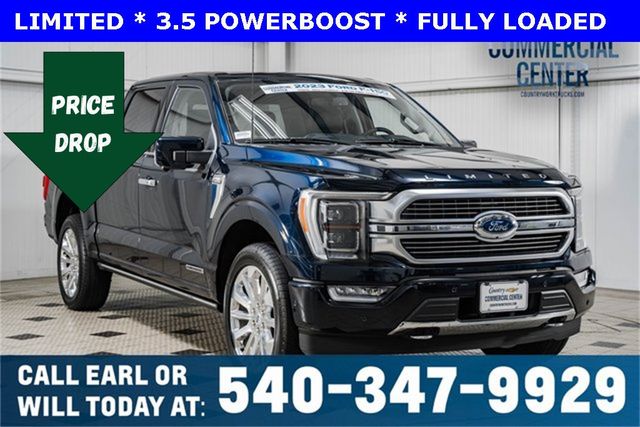 Used 2023 Ford F-150 Limited with VIN 1FTFW1ED7PFA89504 for sale in Warrenton, VA