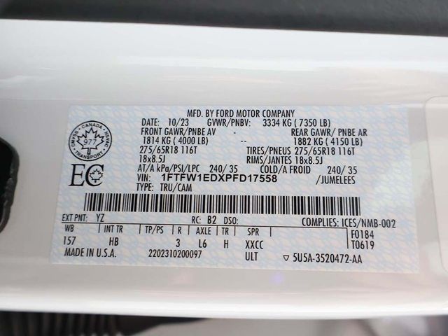 2023 Ford F-150 Lariat - 23036304 - 59