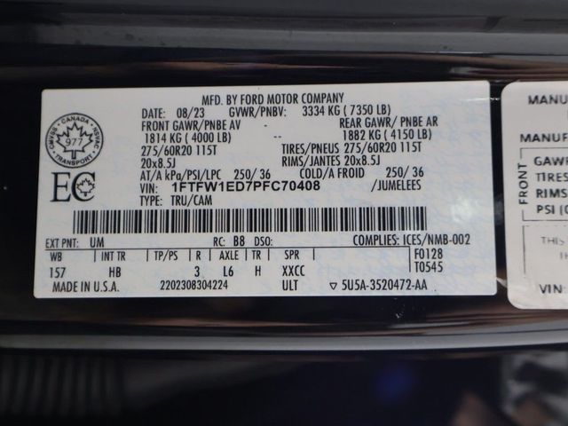 2023 Ford F-150 Lariat - 23075128 - 65