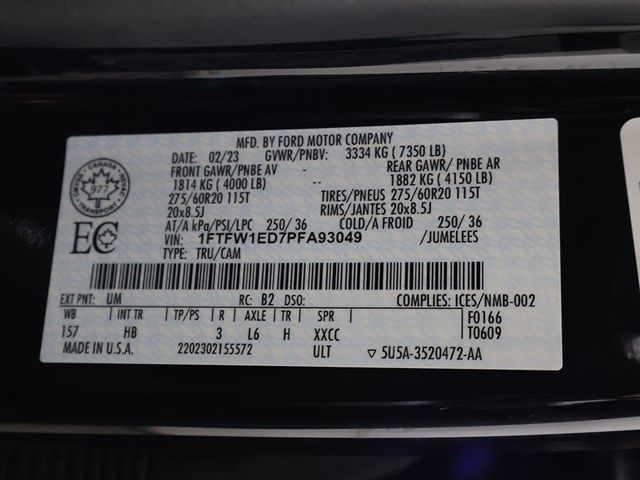 2023 Ford F-150 Lariat - 23081024 - 63