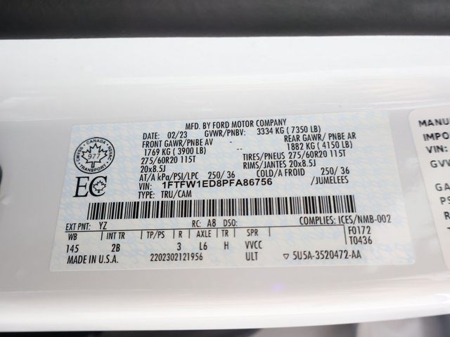 2023 Ford F-150 Lariat - 23095151 - 62