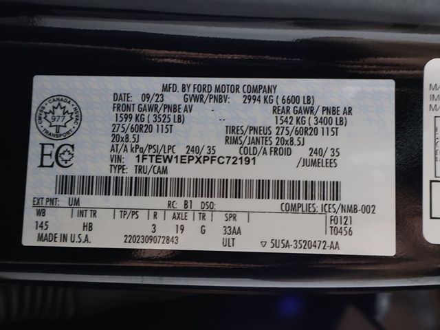 2023 Ford F-150 LARIAT 4WD SuperCrew 5.5' Box - 23036302 - 63