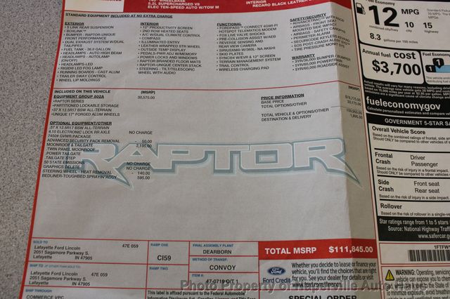 2023 Ford F-150 Raptor 4WD SuperCrew 5.5' Box - 22553597 - 62