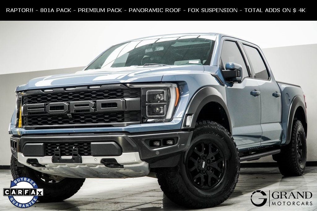 Used 2023 Ford F-150 Raptor with VIN 1FTFW1RG0PFB20337 for sale in Kennesaw, GA