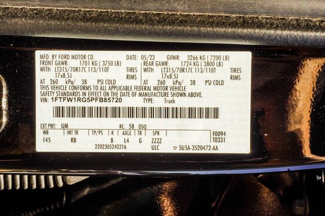 2023 Ford F-150 Raptor 4WD SuperCrew 5.5' Box - 23029403 - 41