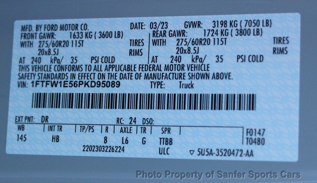 2023 Ford F-150 Shelby - 22976435 - 66