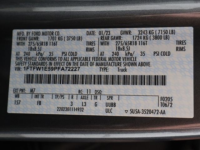2023 Ford F-150 XLT - 23035721 - 57