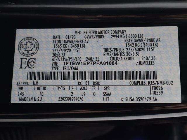 2023 Ford F-150 XLT 4WD SuperCrew 5.5' Box - 23044995 - 56