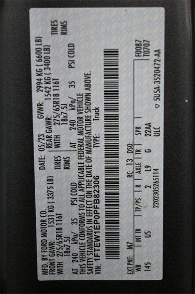 2023 Ford F-150 XLT 4WD SuperCrew 5.5' Box - 22961786 - 6