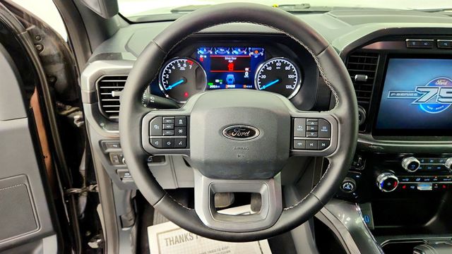 2023 Ford F-150 XLT 4WD SuperCrew 5.5' Box w/ 302A, PowerBoost, Black Appearance - 23029923 - 12