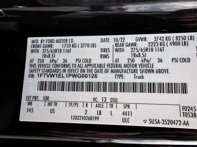 2023 Ford F-150 Lightning  - 23076865 - 15