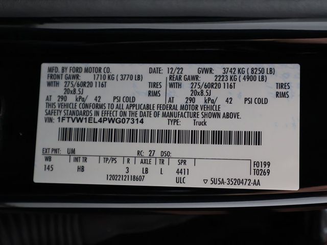 2023 Ford F-150 Lightning LARIAT 4WD SuperCrew 5.5' Box - 23033541 - 58