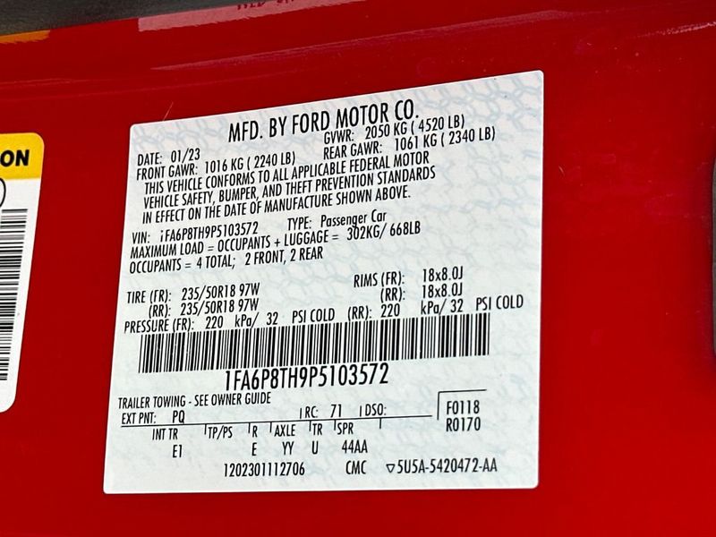 2023 Ford Mustang EcoBoost Premium Fastback - 22997321 - 21