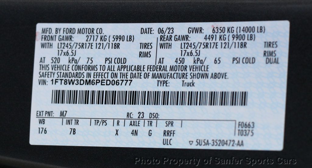 2023 Ford Super Duty F-350 DRW Platinum 4WD Crew Cab 8' Box - 22958198 - 69