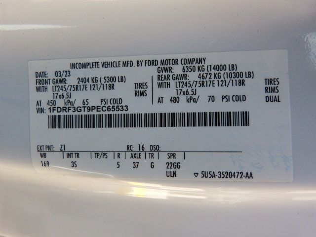 2023 Ford Super Duty F-350 DRW Cab-Chassis 6.7L V8 TURBO DIESEL*XLT*REGULAR CAB*2WD*DRW*12FT. DUMP BODY! - 22993063 - 37