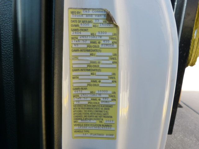 2023 Ford Super Duty F-350 DRW Cab-Chassis 6.7L V8 TURBO DIESEL*XLT*REGULAR CAB*2WD*DRW*12FT. DUMP BODY! - 22993063 - 38