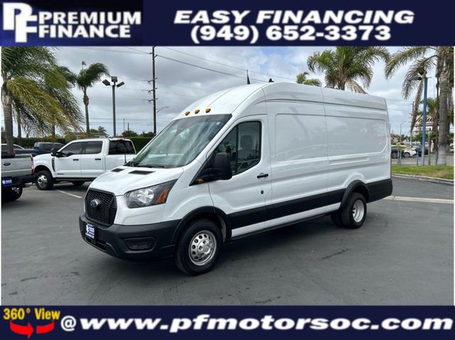 2023 Ford Transit 350 HD Cargo Van AWD EXTENDED HIGH ROOF DUALLY BACK UP CAM 1OWNER - 22931404 - 0