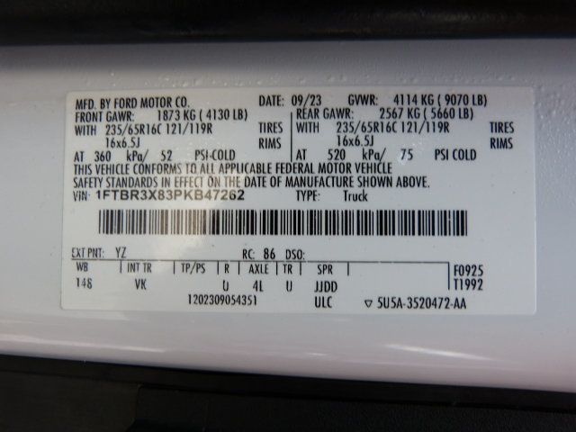 2023 Ford Transit Cargo Van 3.5L V6 GAS*T-250 HIGH ROOF 148" WB (EL)*LESS THAN 8K MILES! - 22989224 - 40