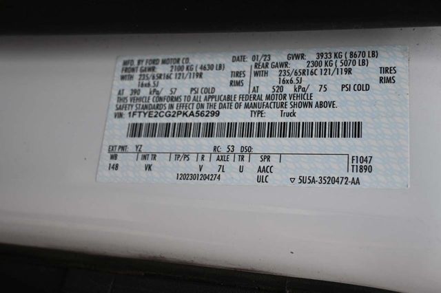 2023 Ford Transit Cargo Van AWD XL Medium Roof Mobility Handicap Van - 22994582 - 34