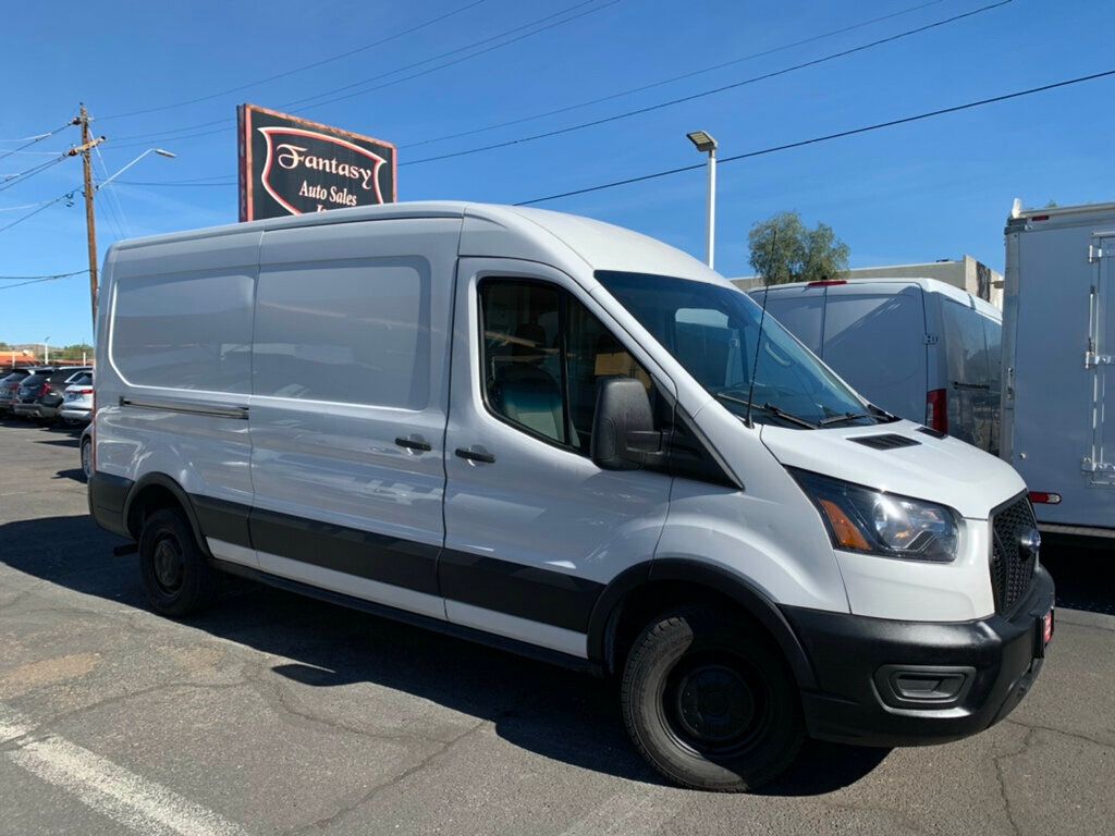 2023 Ford Transit Cargo Van T-250 130" Med Rf 9070 GVWR RWD 1-Owner - 22972645 - 14