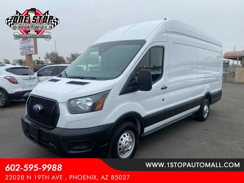 2023 Ford Transit Cargo Van T-250 148" EL Hi Rf 9070 GVWR AWD - 22774242 - 0