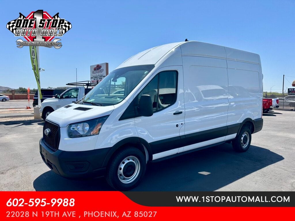 2023 Ford Transit Cargo Van T-250 148" Hi Rf 9070 GVWR RWD - 22433556 - 0