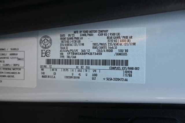 2023 Ford Transit Cargo Van T-350 148" EL Hi Rf 9500 GVWR RWD - 22940396 - 31