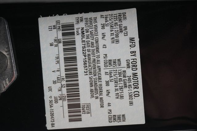 2023 Ford Transit Connect Van XL LWB w/Rear Liftgate - 22968665 - 23