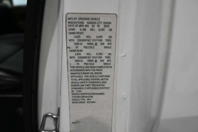 2023 Ford Transit Passenger Wagon T-350 148" Med Roof XL AWD - 23087555 - 34