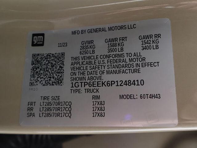 2023 GMC Canyon 4WD Crew Cab AT4X - 23028664 - 62