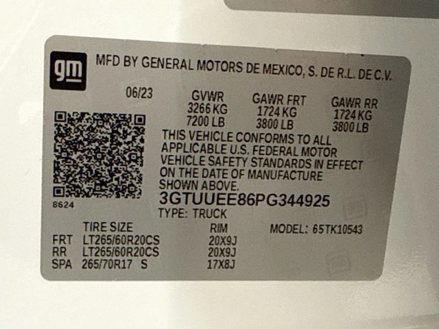 2023 GMC Sierra 1500 4WD Crew Cab 147" AT4 - 23097323 - 27