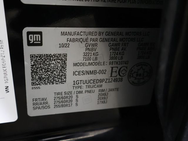 2023 GMC Sierra 1500 4WD Crew Cab 157" Elevation - 23014288 - 50