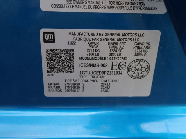 2023 GMC Sierra 1500 4WD Crew Cab 157" Elevation - 23086932 - 45