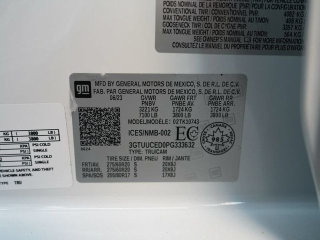 2023 GMC Sierra 1500 Elevation - 23077378 - 14