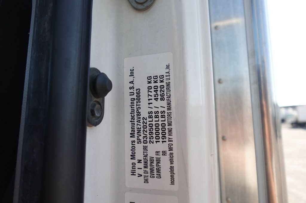 2023 HINO L6 (26ft Box w/ Lift Gate) - 22926093 - 50