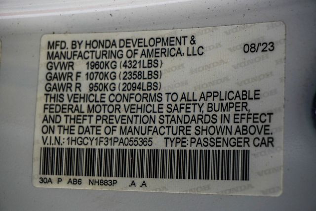 2023 Honda Accord Sedan EX CVT - 23063845 - 41