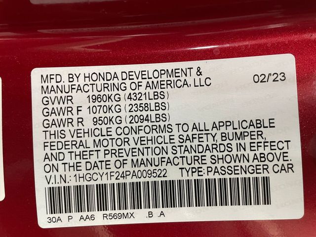 2023 Honda Accord Sedan LX CVT - 22984084 - 43