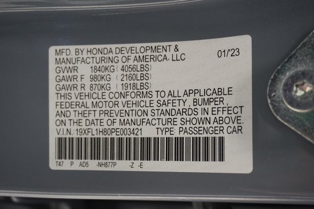 2023 Honda Civic Hatchback Sport Touring CVT - 22935409 - 32