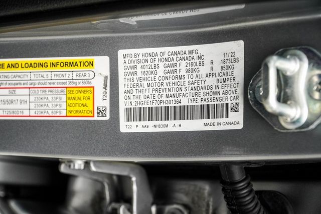 2023 Honda Civic Sedan EX - 22937719 - 38