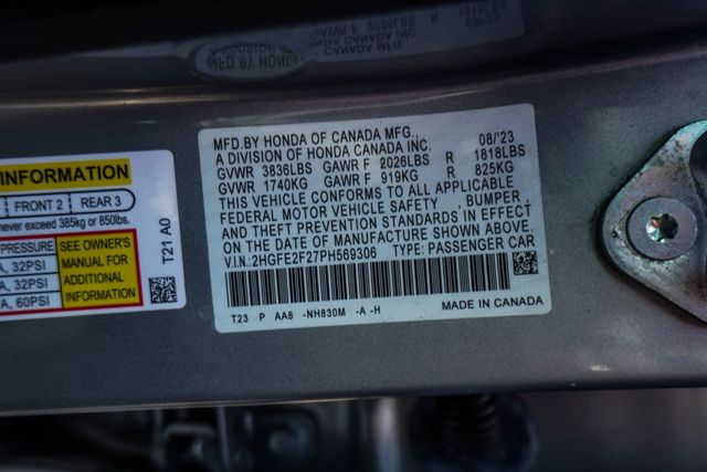 2023 Honda Civic Sedan LX CVT - 23042041 - 37