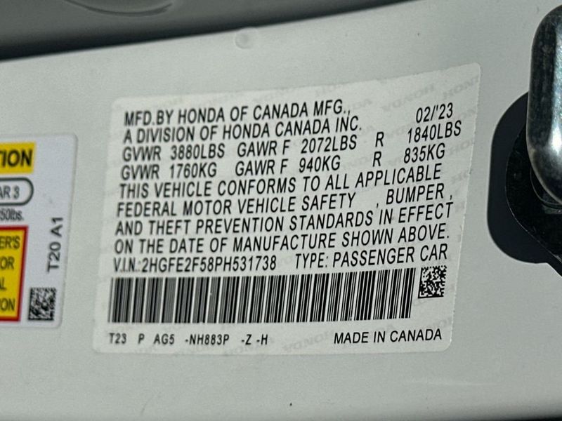 2023 Honda Civic Sedan Sport CVT - 23057147 - 20