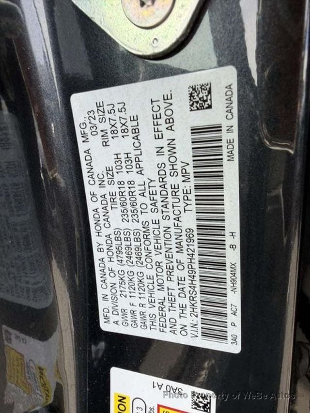 2023 Honda CR-V EX AWD w/o BSI - 23029430 - 16